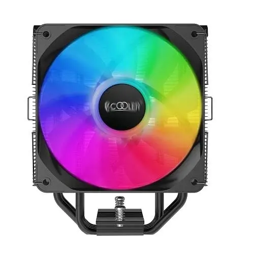 Кулер для процесора PALADIN EX400 ARGB, Black, алюміній/мідь, 1x120 мм ARGB PcCooler teh0027830 - фото 2