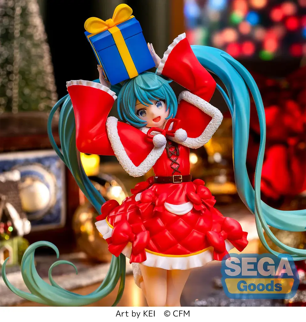 Коллекционная фигурка Sega Вокалоид Хацунэ Мику Vocaloid Hatsune Miku Christmas 2024 19 см S V HM C24 19 - фото 6