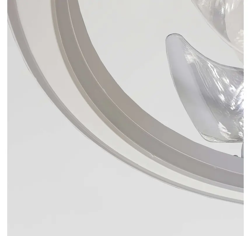 Стельова LED-люстра-вентилятор Artlight WG5114AWH, біла, 55 Вт, від 10-18 м² - фото 5