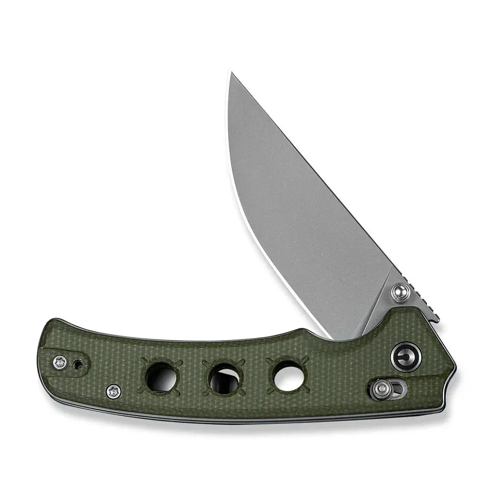 Ніж Civivi Noctis, Green Micarta, Stonewash (C24020C-3) - фото 3