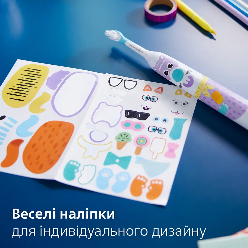 Електрична зубна щітка Philips Sonicare For Kids Design a Pet Edition HX3601/01 - фото 5