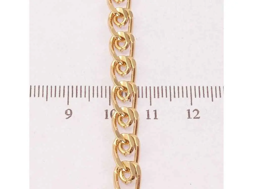 Ланцюжок XUPING Позолота 18K "Плетіння Лав" довжина 50см х 7мм 065567 - фото 2