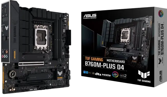 Материнська плата Asus B760M-Plus II TUF Gaming LGA 1700 (TUF GAMING B760M-PLUS II) - фото 2