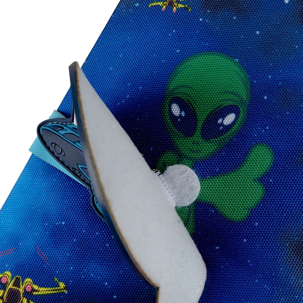 Пенал Yes UFO HP-04 твердий одинарний з двома клапанами синій (533594) - фото 3