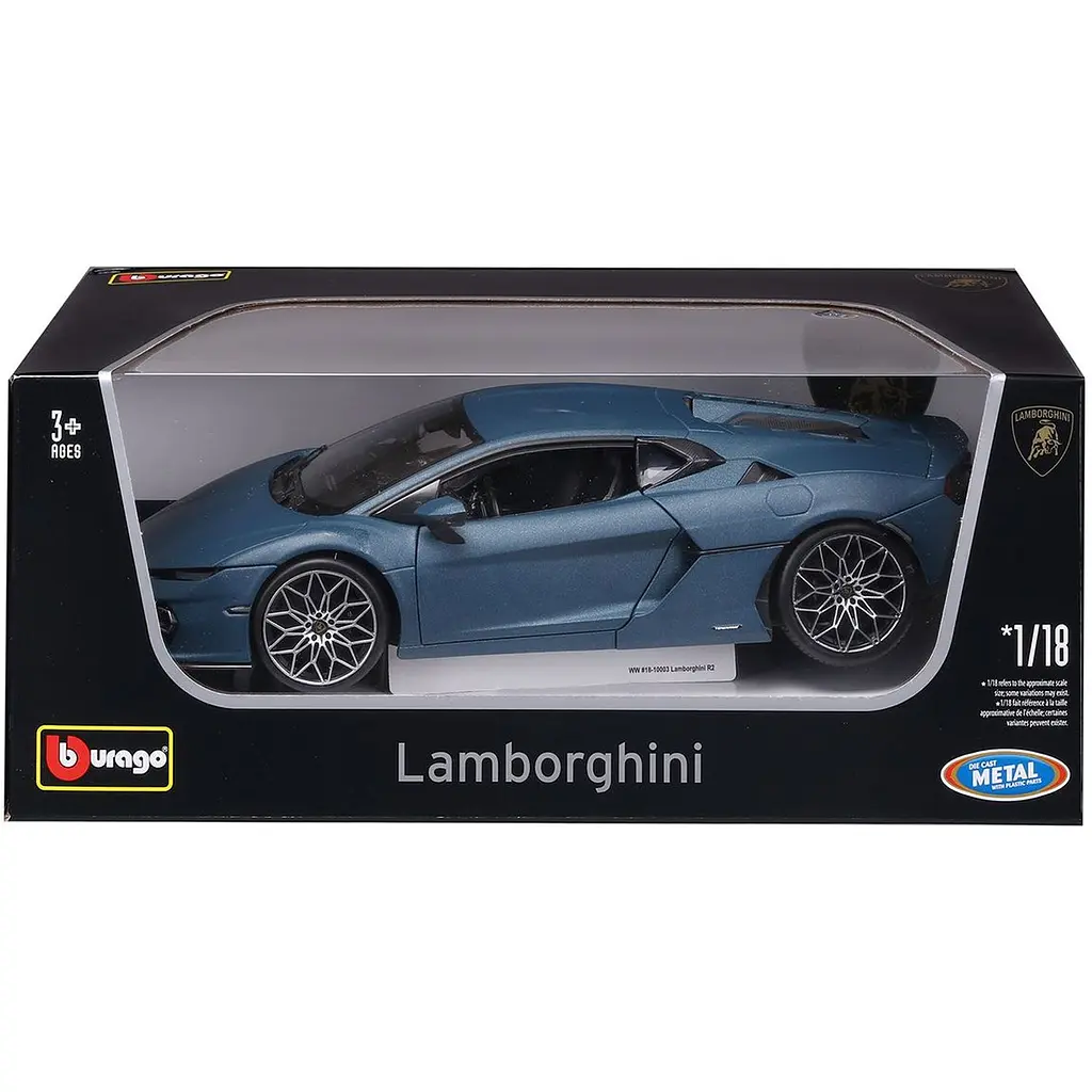 Автомодель Bburago Lamborghini Temerario 1:18 синя (18-11052BU) - фото 7