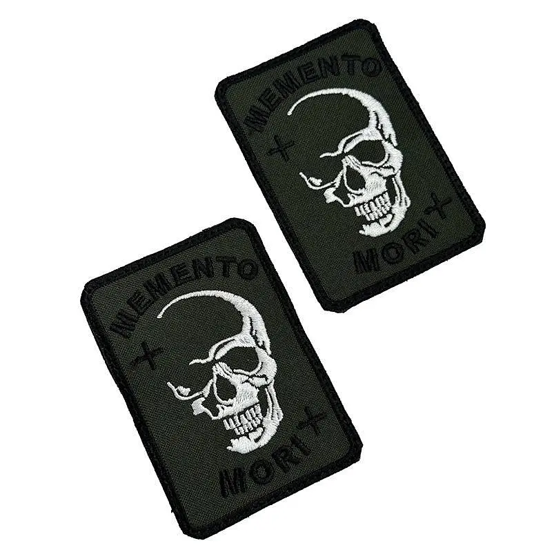 Шеврон на липучках MEMENTO MORI ВСУ (ЗСУ) 20222548 12923 9х6 см - фото 3