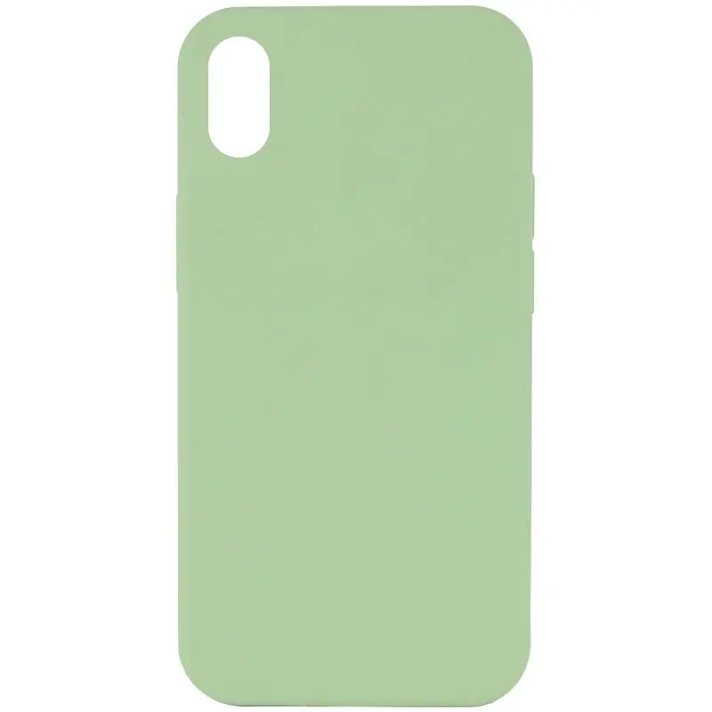 Чохол Silk Full Protective (AA) NO LOGO для Apple iPhone XR (6.1") М'ятний / Mint