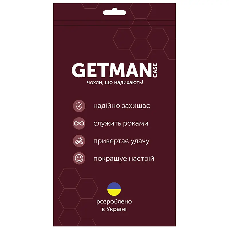 TPU чохол GETMAN Ease logo посилені кути для Apple iPhone 16e / 17e (6.1) Безбарвний (прозорий) - фото 3