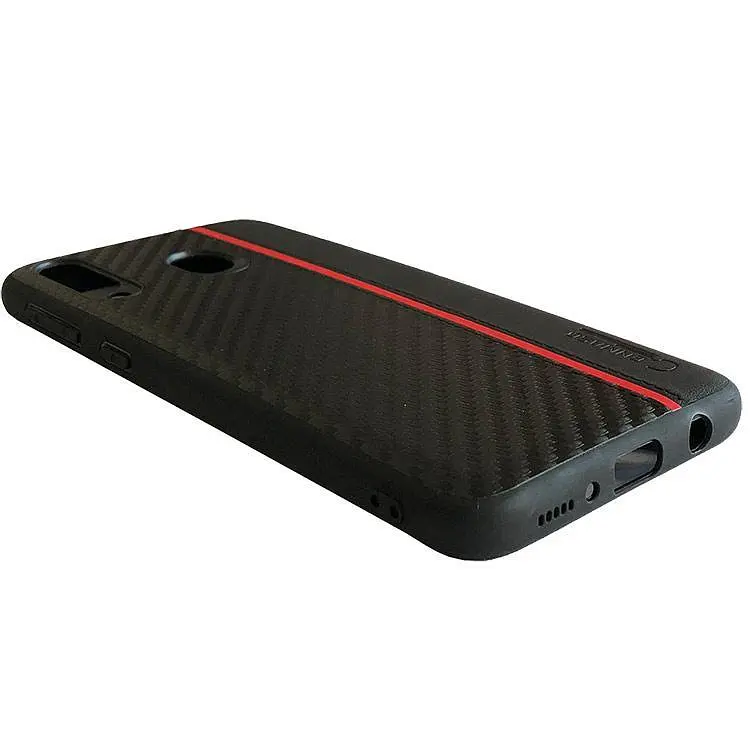 Чохол накладка Primo Cenmaso для Samsung Galaxy M30 2019 ( SMM305 ) Black&Red - фото 4