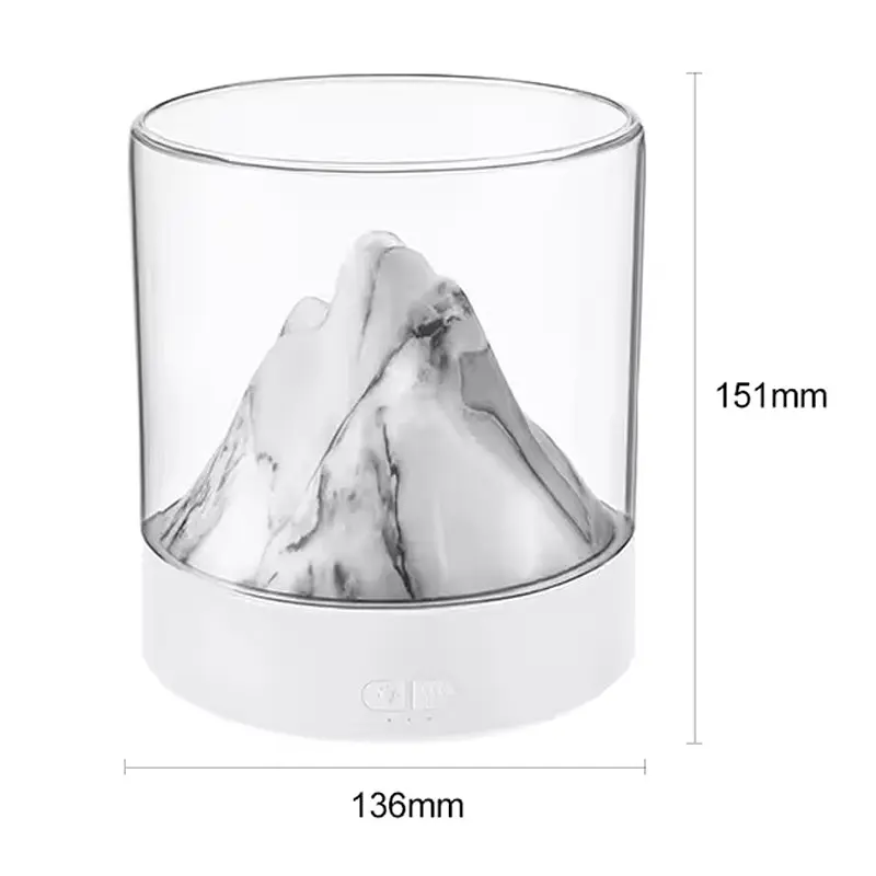Зволожувач повітря з Арома D5 Mountain gradient colour 300ml White Epik teh0029806 - фото 2