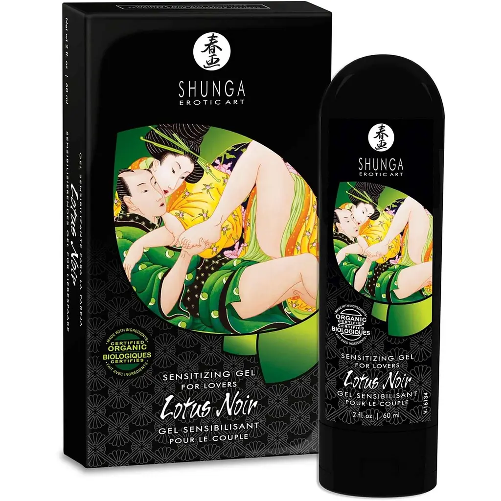 Збуджувальний гель унісекс Shunga Lotus Noir 60 мл - фото 5