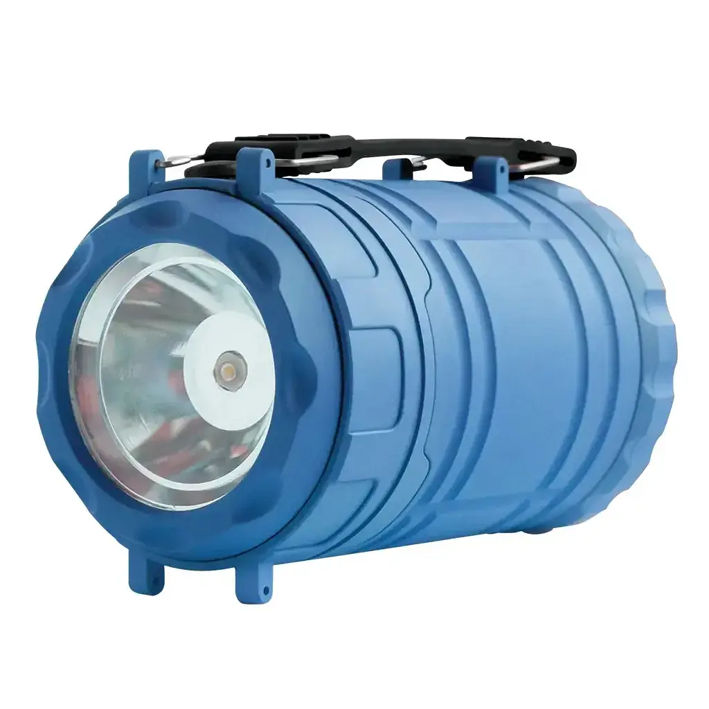 Ліхтар Quantum Nice blue 1WLED + 3WCOB 3xAА (QM-FL3041) - фото 2