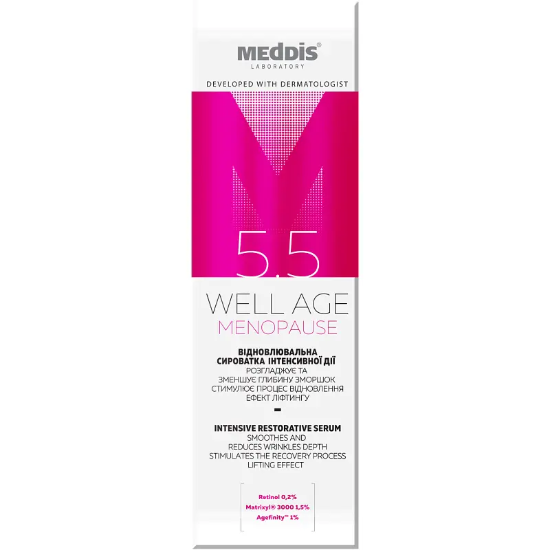 Восстановительная сыворотка интенсивного действия Well Age Menopause Meddis 50 мл - фото 2