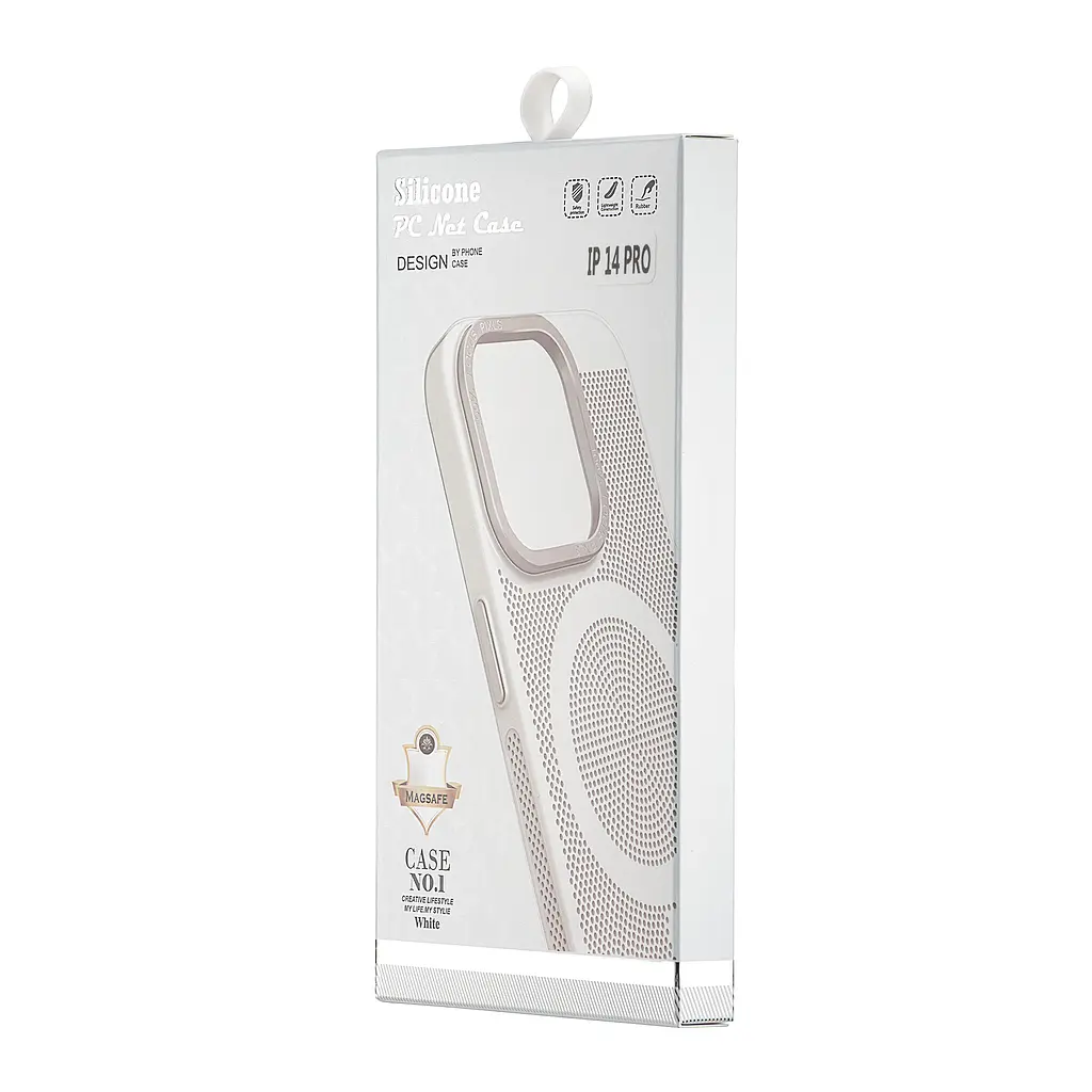 Чохол Perfomed with MagSafe Protected Camera iPhone 14 Pro White - фото 2