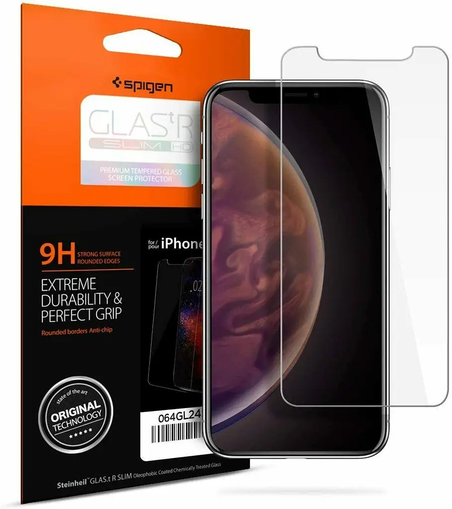 Протиударне захисне скло Spigen Screen Protector Glass для iPhone 11 Pro Max/XS Max (6.5") 065GL24540 - фото 2