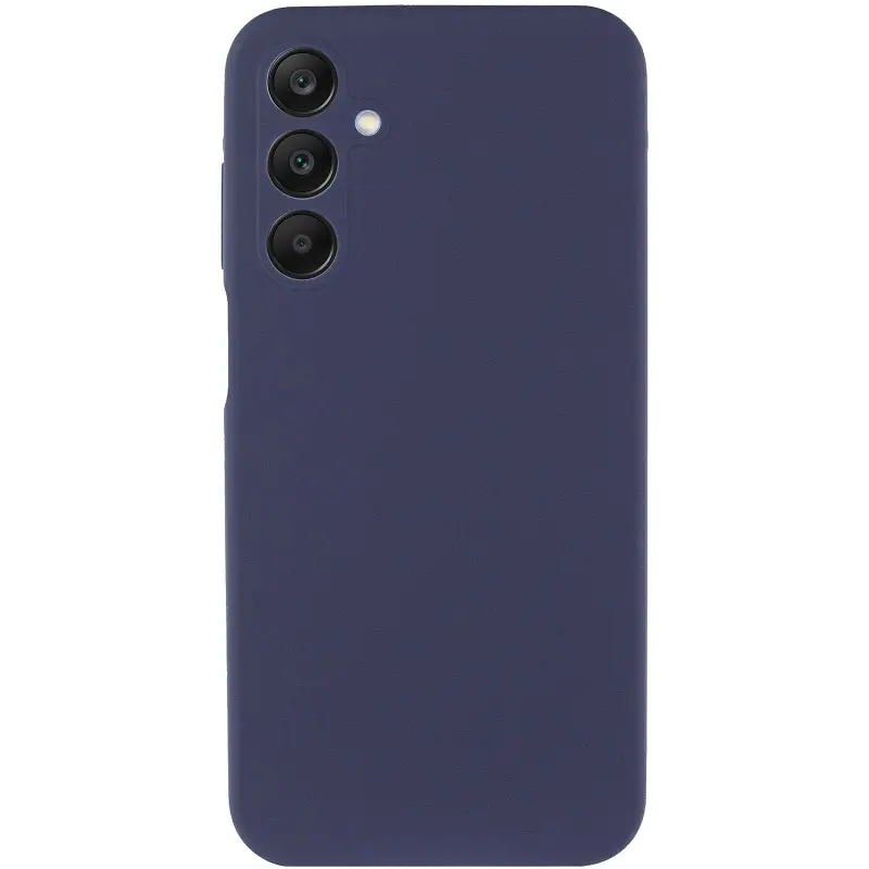 Чохол Silicone Cover Lakshmi Full Camera (AAA) для Samsung Galaxy A26 5G Темно-синій / Midnight blue - фото 2