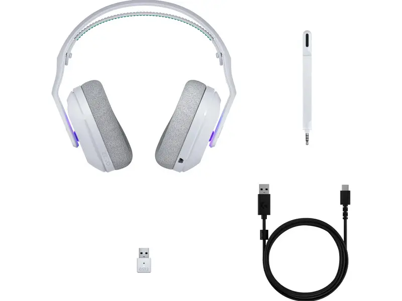 Навушники з мікрофоном Logitech G522 Lightspeed White (981-001550) - фото 6