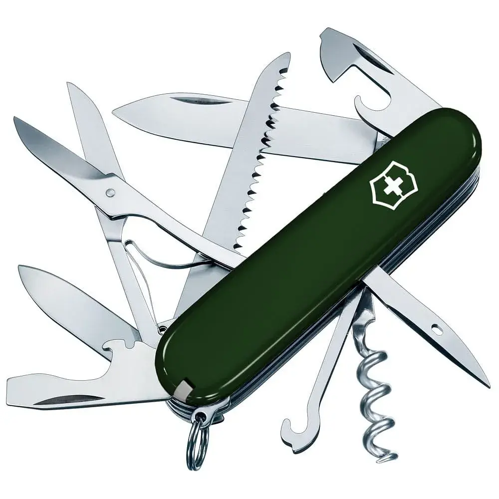 Ніж Victorinox Huntsman 91мм,15функ,зел - фото 2