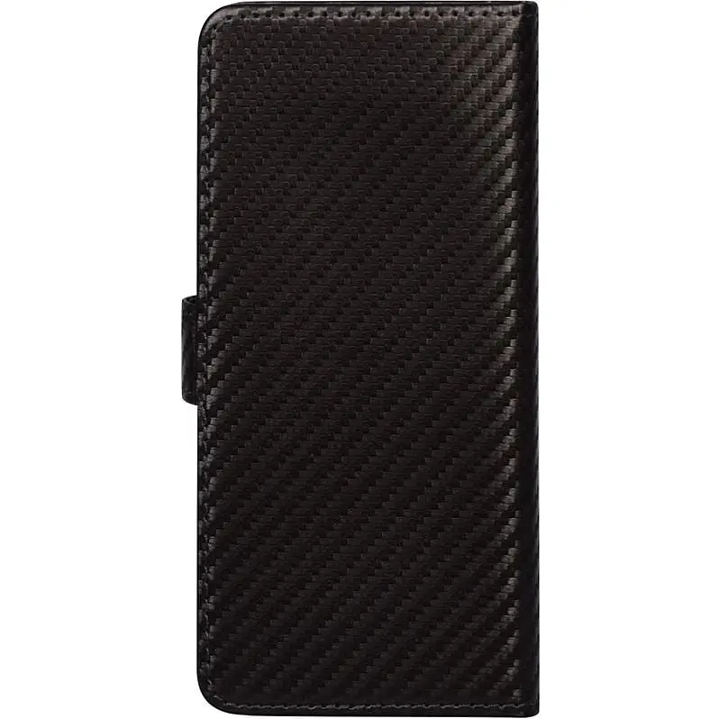 Чехол-книжка Toto Book Carbon Fiber Universal Cover 4.7-5.3" Navy Gray - фото 2