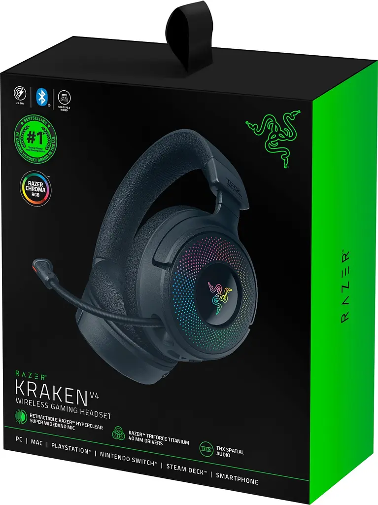 Навушники Razer Kraken V4 Black (RZ04-05170100-R3M1) - фото 9