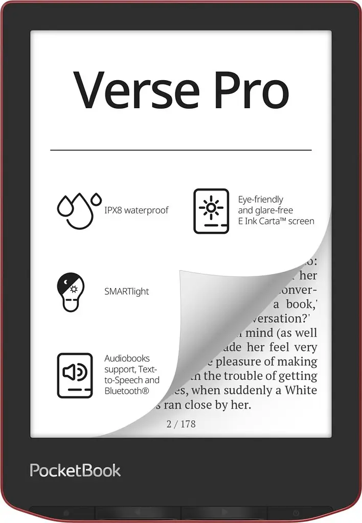 Електронна книжка PocketBook Verse Pro (PB634) Passion Red (PB634-3-CIS) - фото 7