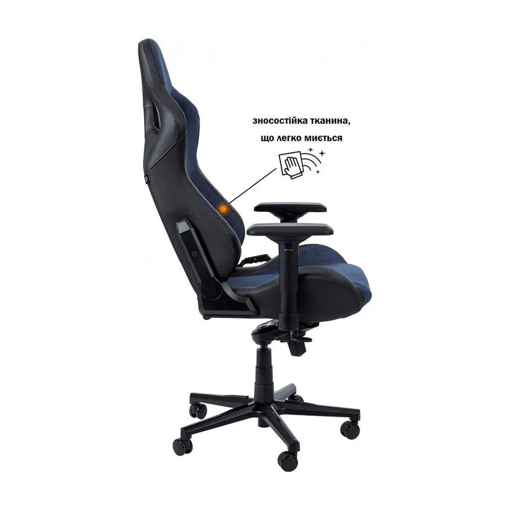 Крісло ігрове GT Racer X-8005 Dark Blue/Black - фото 4