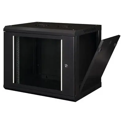 Шафа настінна Hypernet 9U 19 600x450 ProLine (PL-WMNC-9U-BLACK) - фото 2