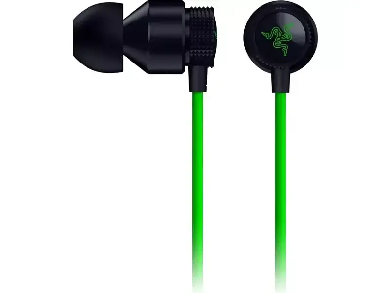 Навушники з мікрофоном Razer Hammerhead V3 Green/Black (RZ12-05590100-R3AC) - фото 2