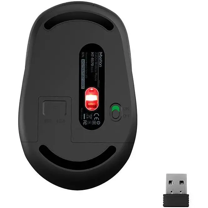 Миша MeeTion Wireless Mouse 2.4G MT-R570 бездротова чорна - фото 3