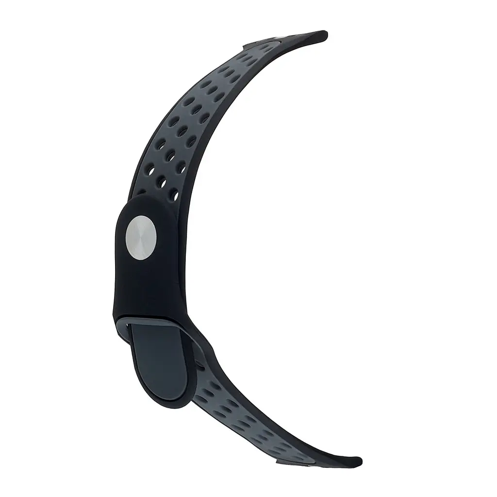 Ремінець Apple Watch Nike Sport 38/40/41 мм Чорний/Сірий - фото 2