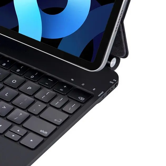 Чохол клавіатура з підсвічуванням для iPad Air/Pro 13 2024/2025 чорний - фото 9