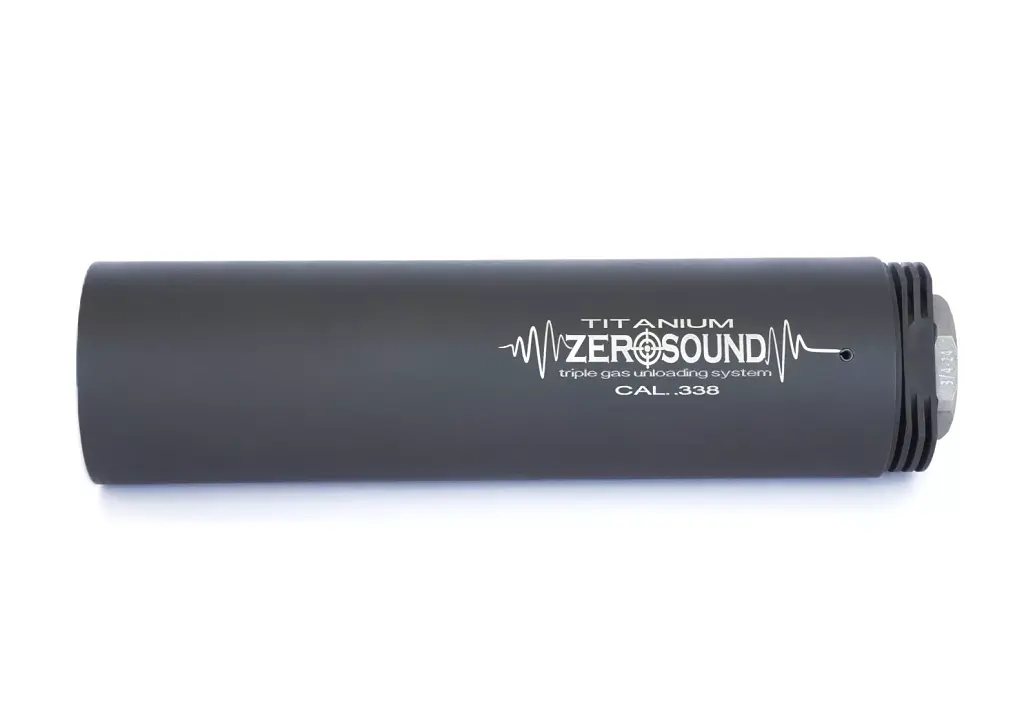Саундмодератор Zerosound TITAN кал .338 різьба 3/4-24 Вlack - фото 2