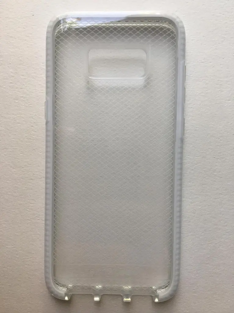 Чохол Tech21 Evo Check протиударний Samsung Galaxy S8 Plus White + Прозорий - фото 6