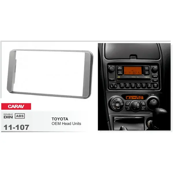 Переходная рамка Toyota 2 DIN Carav 11-107 - фото 4