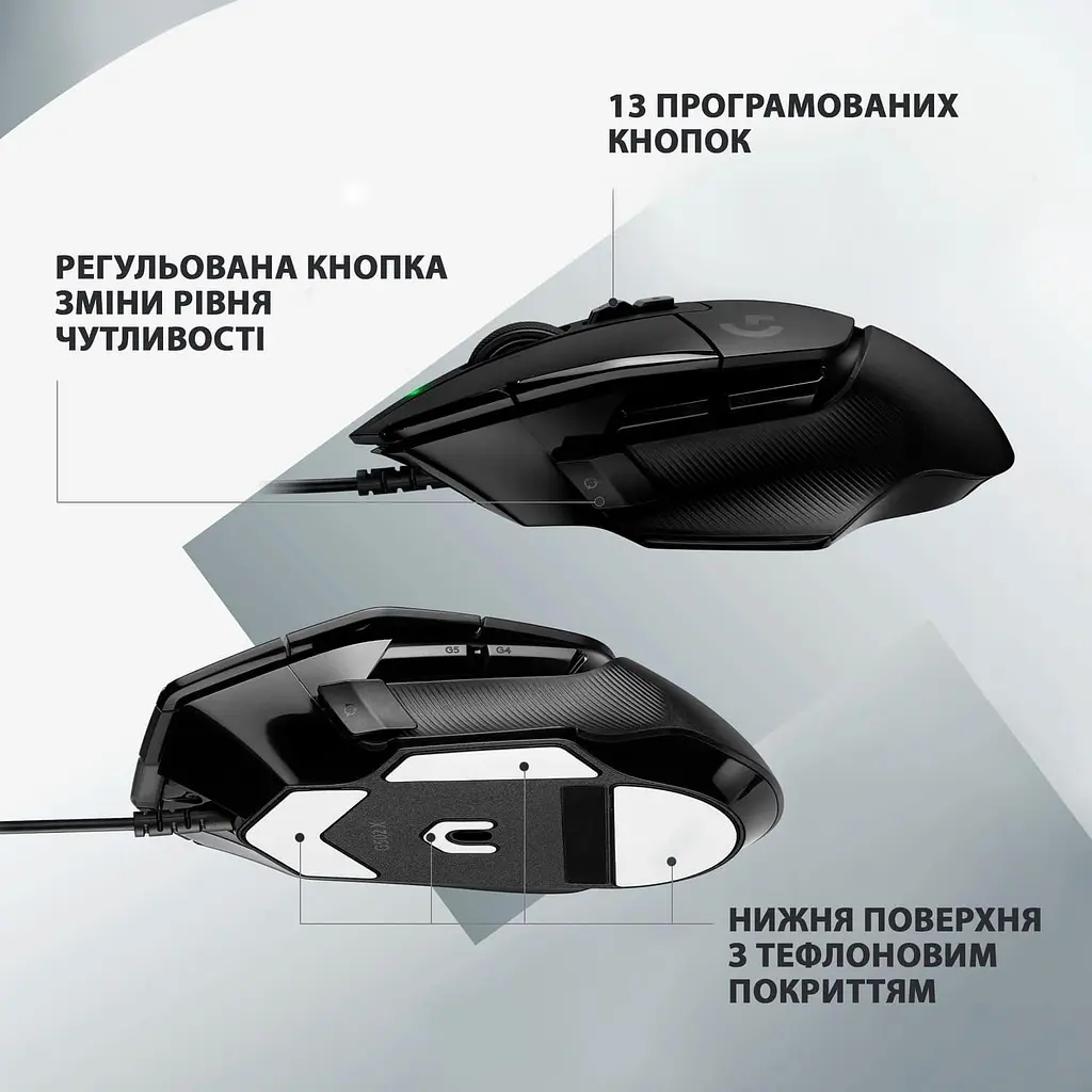 Миша Logitech G502 X USB Black (910-006138) - фото 5