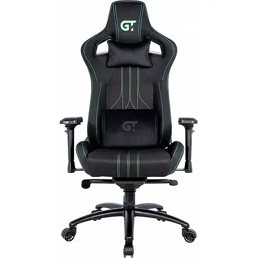 Геймерское кресло GT Racer (X-8006 Fabric Black/Green) - фото 4
