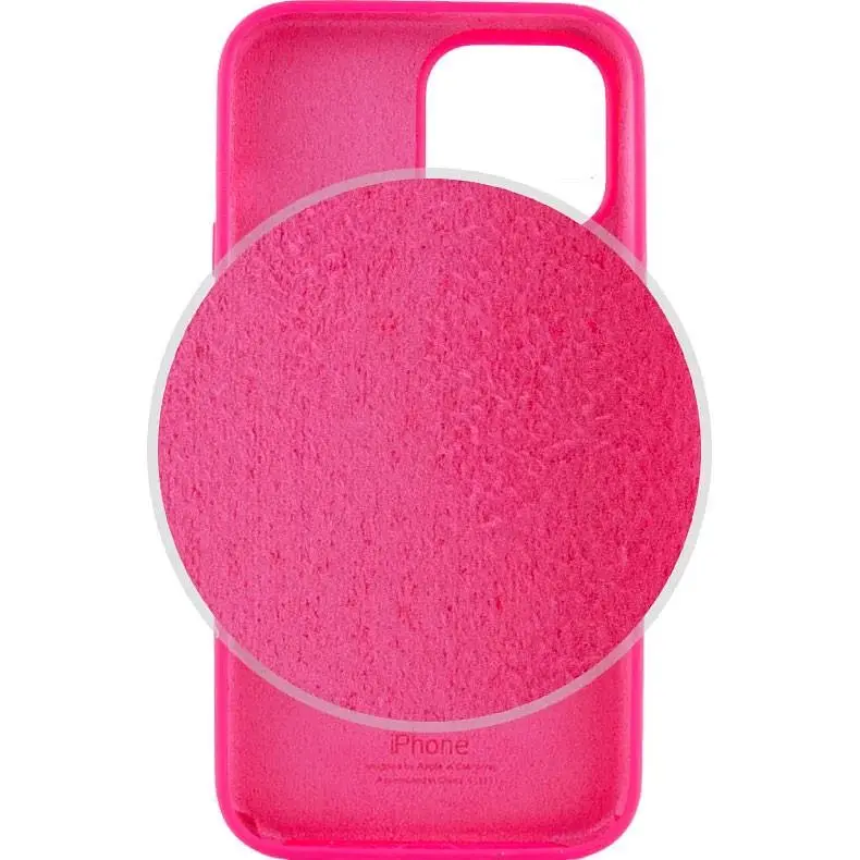Чохол Silicone Case для Apple iPhone 15 Plus Barbie Pink AA [92807] - фото 3