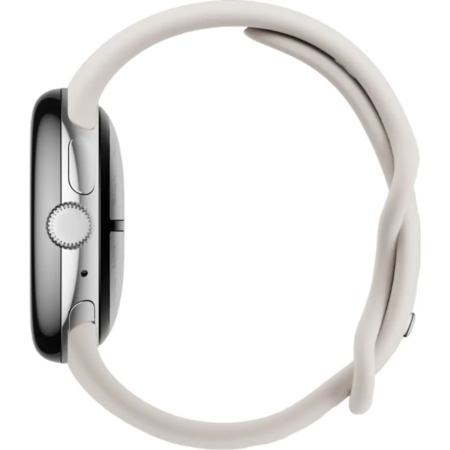 Смарт-часы Google Pixel Watch 3 41mm Matte Polished Silver/Porcelain Band [115659] - фото 4