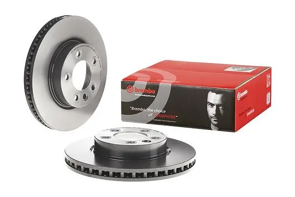 Диск гальмівний вентильований Porsche Cayenne I, VW Touareg I-II 02-18р Brembo (09.C881.11) - фото 2