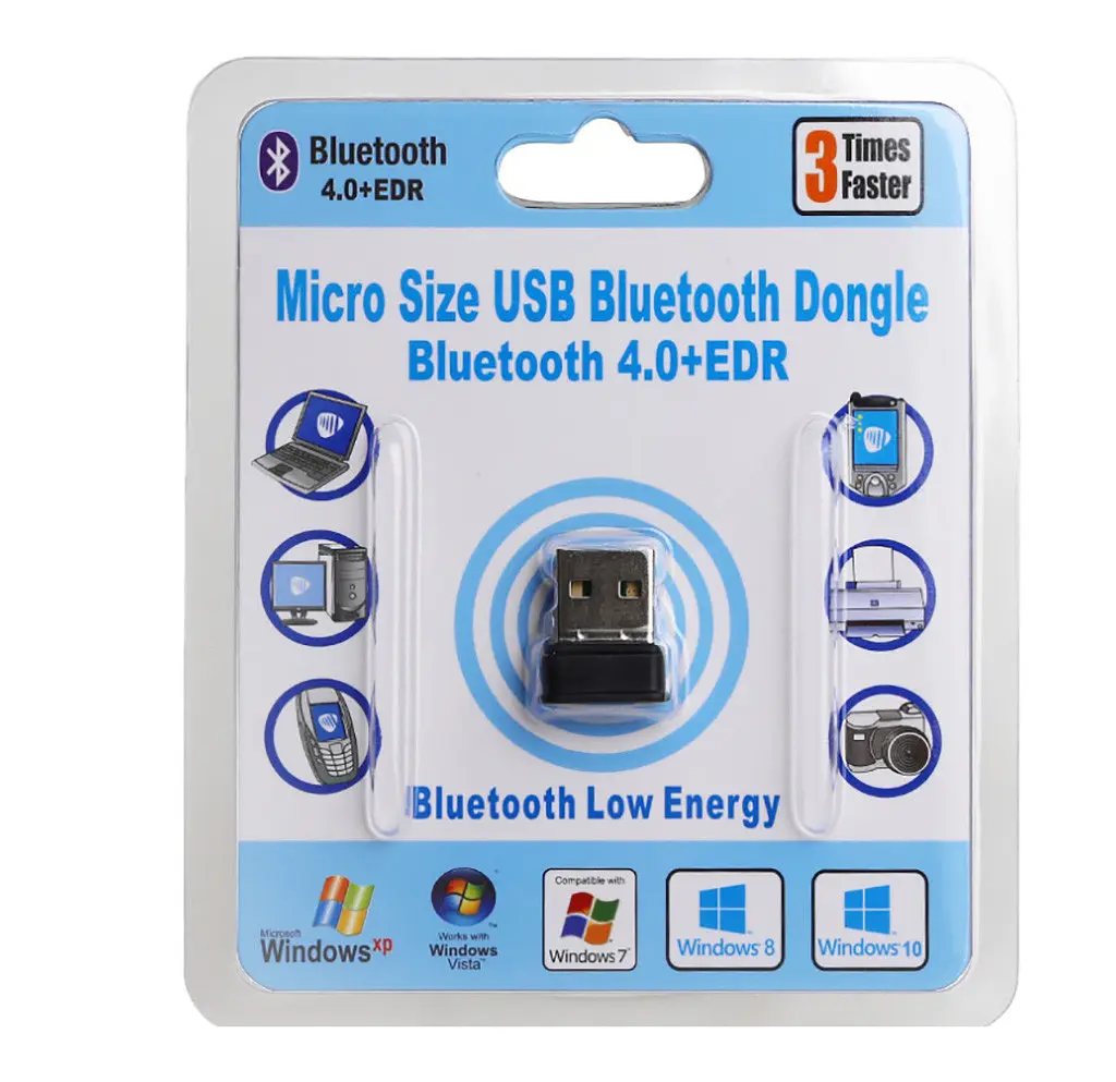 Адаптер Bluetooth USB adapter v4.0 chip Broadcom, чорний - фото 3