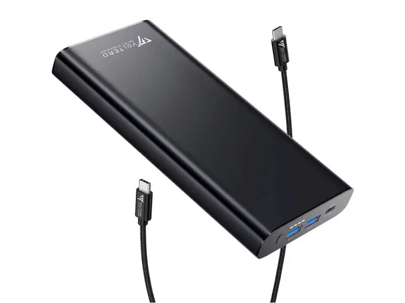 Зовнішній акумулятор (павербанк) Voltero 26800mAh S25 PD/100W QC/3.0/18W USB-C, USB-Ax2 (8720828063101, 6090525828894) - фото 2