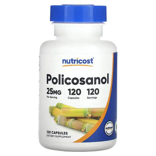 Поликозанол Policosanol 25 mg 120 Capsules Nutricost vit0005103
