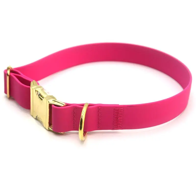 Нашийник для собак Zoo-hunt Колорит біотановий 2,5 см 30-51 см рожевий - фото 2