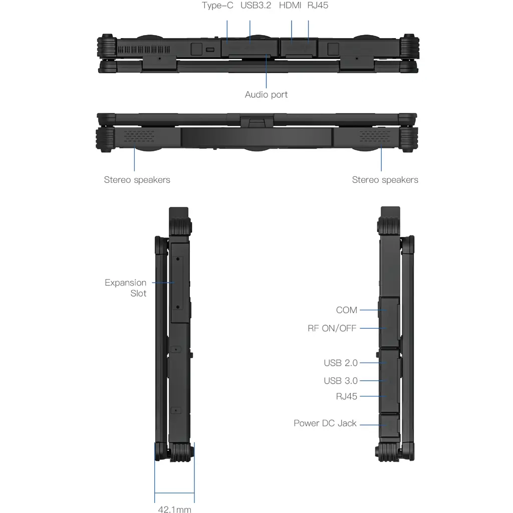 Ноутбук Vinga Scout X14A (X14A-123516512B) - фото 11