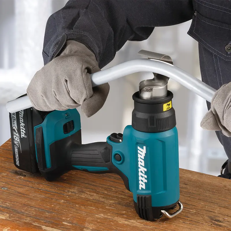 Фен будівельний Makita DHG180ZK акумуляторний 18В - фото 2