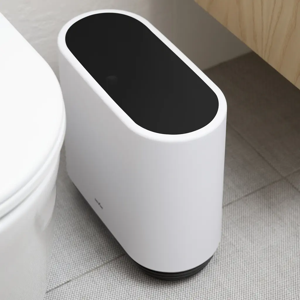 Відро для сміття МВМ My Home BP-14 біле з чорним 10 л (BP-14 WHITE/BLACK) - фото 8