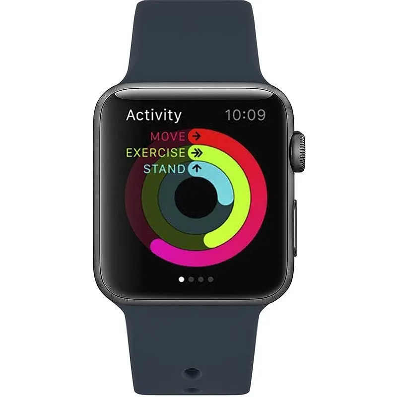Ремешок Uwatch Silicone Strap for Apple Watch 42/44 mm Midnight Blue - фото 3