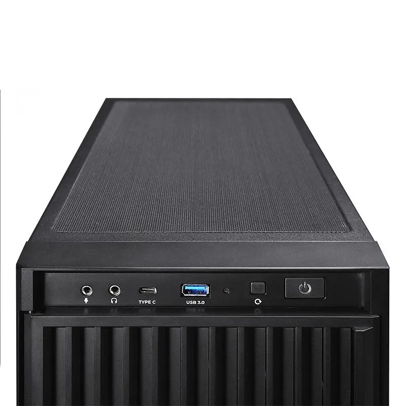 Корпус Chieftec UNI BW-01B-OP, без БЖ, 1x USB Type C, 1 x USB3.0, ATX, Black (BW-01B-OP) - фото 4