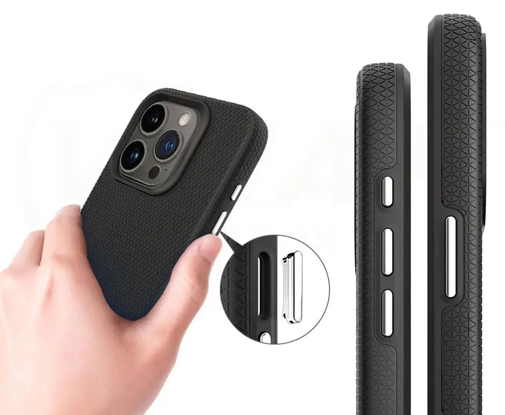 Протиударний чохол Primo Gibrid Armor для Apple iPhone 16 Pro Max Black - фото 4