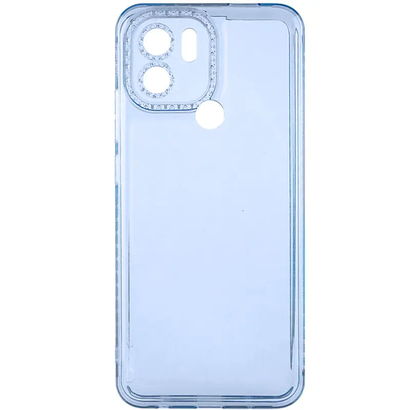 Чехол TPU Starfall Clear для Xiaomi Poco C51 Голубой - фото 2
